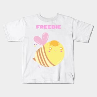 Bees Freebie Free Bee Gift for Bee Lovers Kids T-Shirt